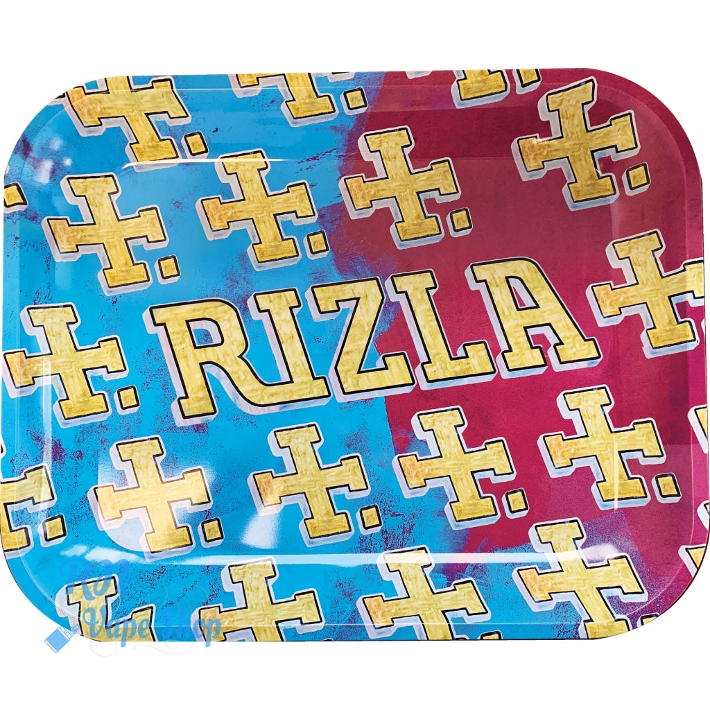 Rizla Metal Rolling Trays - MULTI LOGO | www.rnvapeshop.co.uk – RN Vape ...