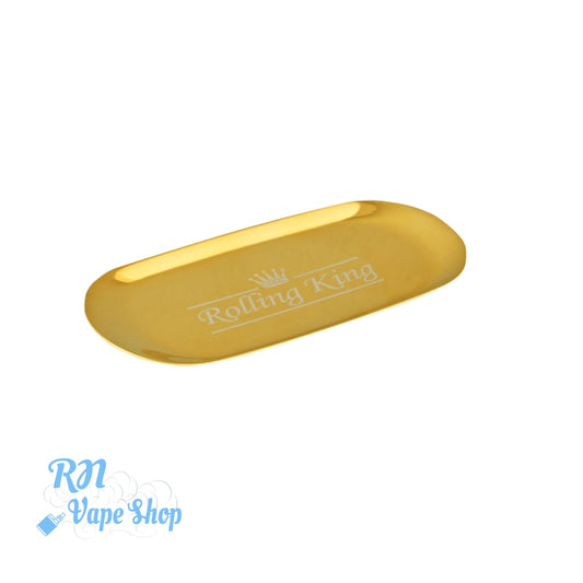 Rolling King GOLD Large Rolling Tray Rolling King Rolling Trays RN Vape Shop   