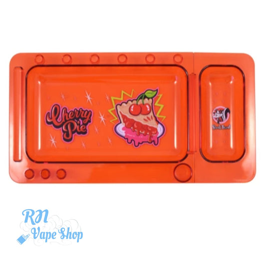 Skunk Brand Translucent Cherry Pie Rolling Tray Skunk Brand Rolling Tray RN Vape Shop   