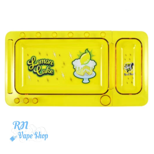 Skunk Brand Translucent Lemon Cake Rolling Tray Skunk Brand Rolling Tray RN Vape Shop   