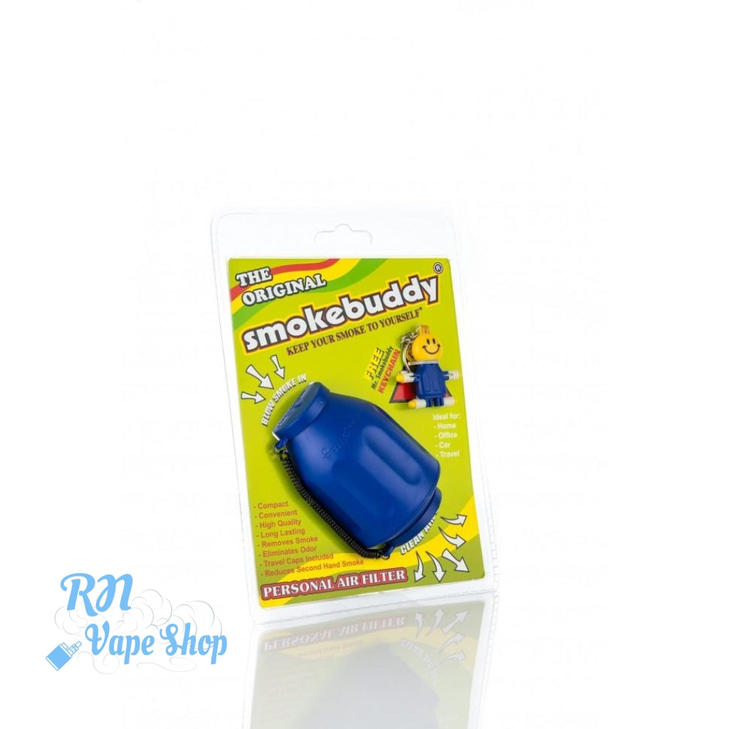 Smokebuddy Personal Air Filter Keeps second hand smoke away Smokebuddy Air Filter RN Vape Shop Blue - Smokebuddy Original  