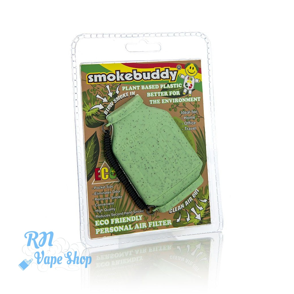Smokebuddy Personal Air Filter Keeps second hand smoke away Smokebuddy Air Filter RN Vape Shop Green ECO Smokebuddy Jr  