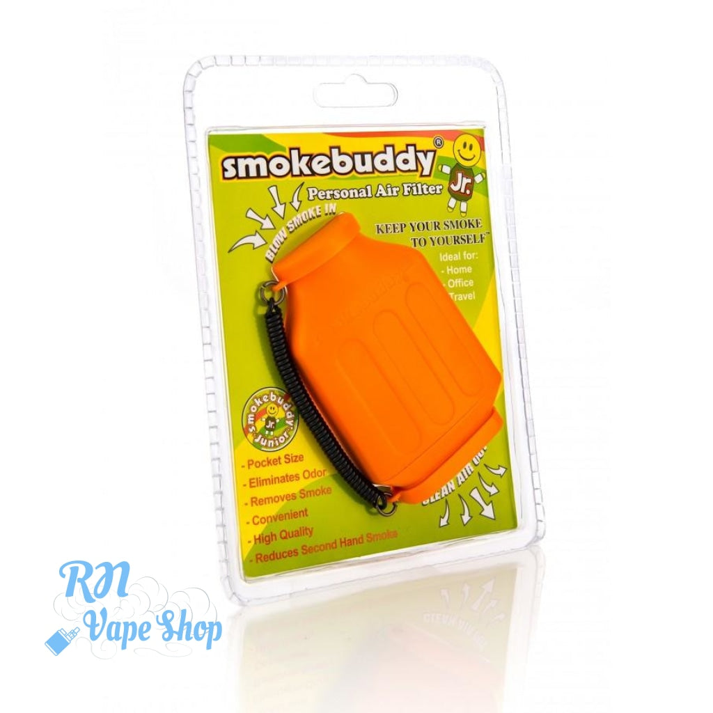 Smokebuddy Personal Air Filter Keeps second hand smoke away Smokebuddy Air Filter RN Vape Shop Orange Smokebuddy Jr  
