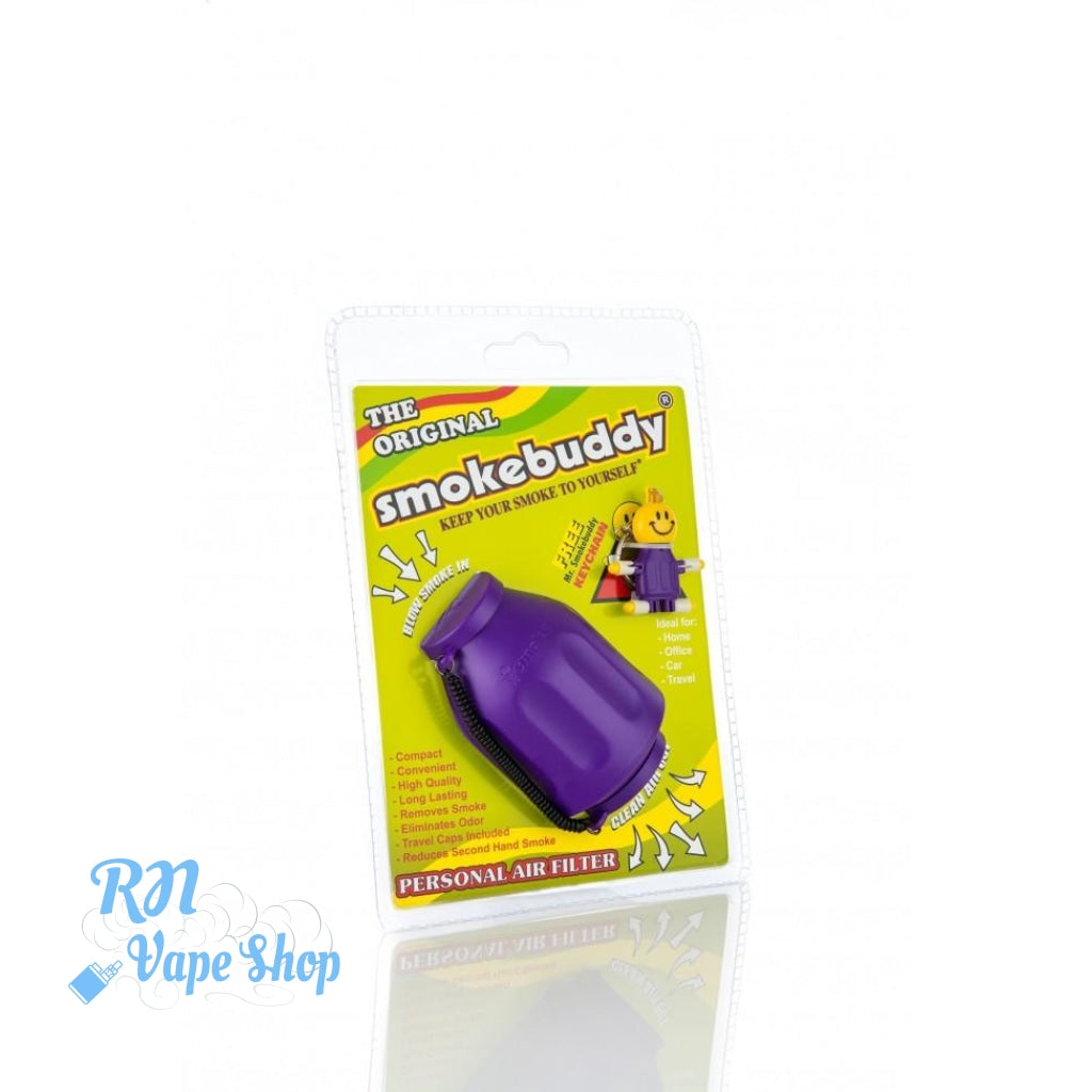 Smokebuddy Personal Air Filter Keeps second hand smoke away Smokebuddy Air Filter RN Vape Shop Purple - Smokebuddy Original  