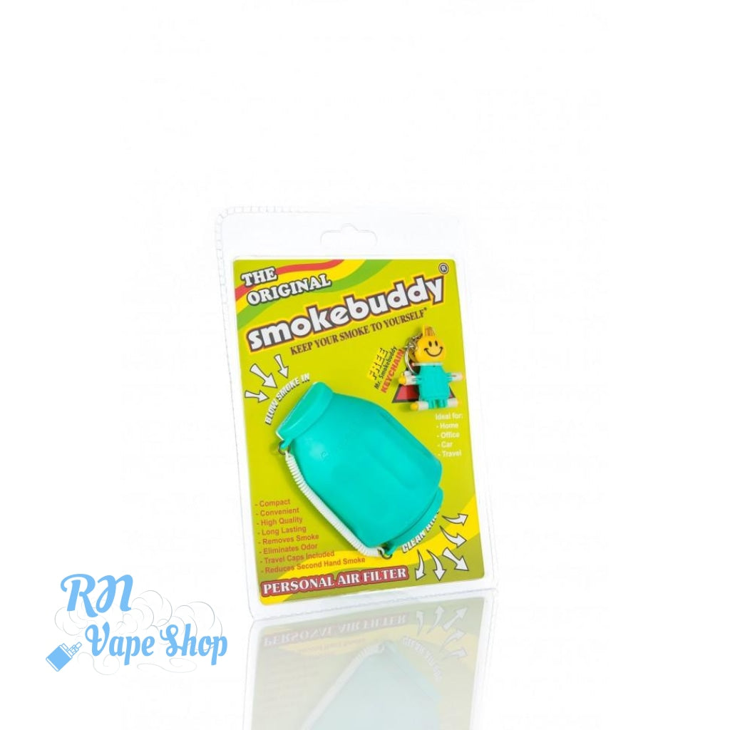Smokebuddy Personal Air Filter Keeps second hand smoke away Smokebuddy Air Filter RN Vape Shop Turquoise - Smokebuddy Original  