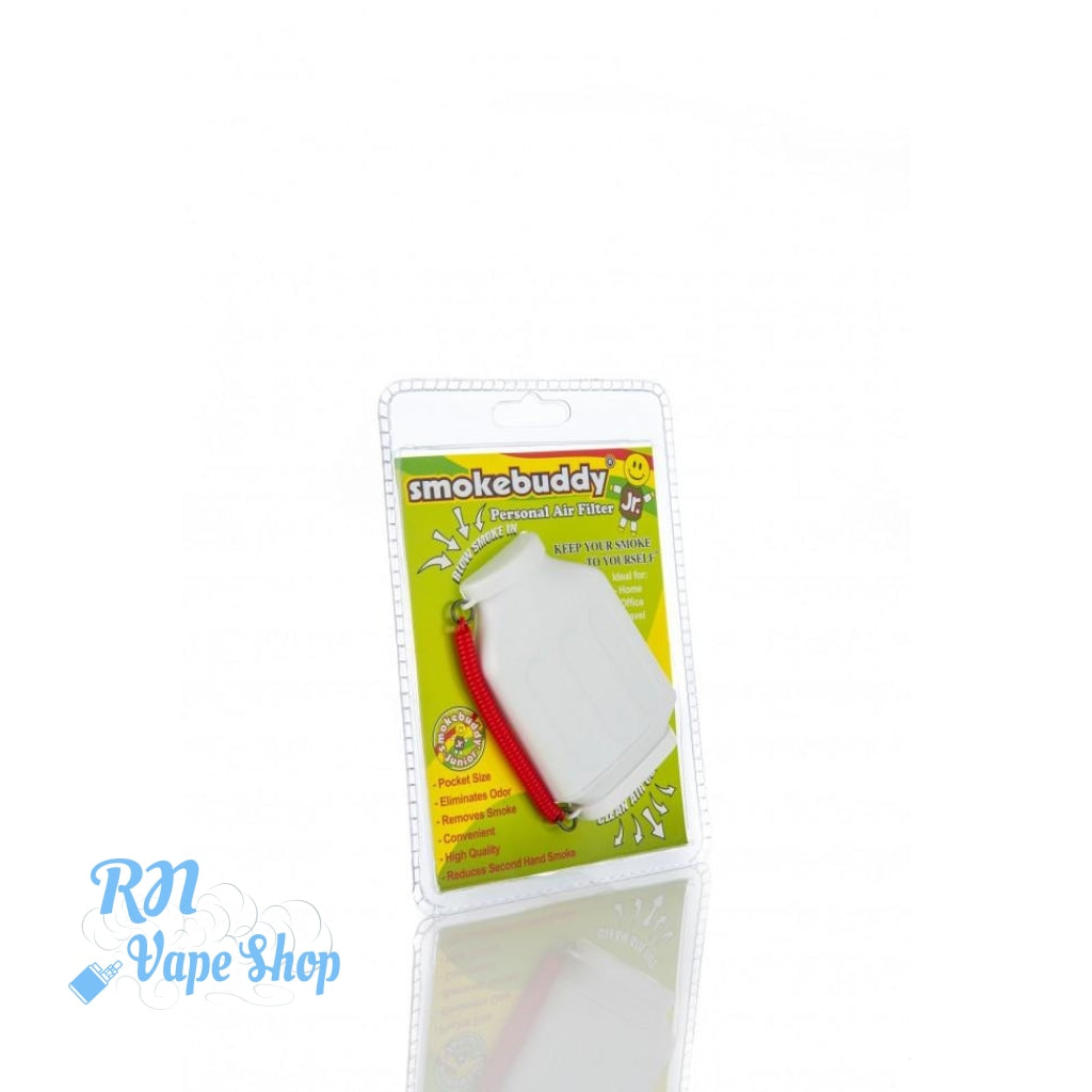 Smokebuddy Personal Air Filter Keeps second hand smoke away Smokebuddy Air Filter RN Vape Shop White - Smokebuddy Jr  